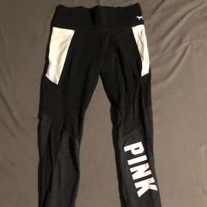 VS Pink mesh leggings